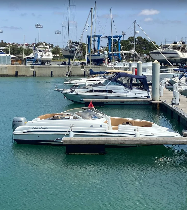 Bateaux à la marina du Bouregreg